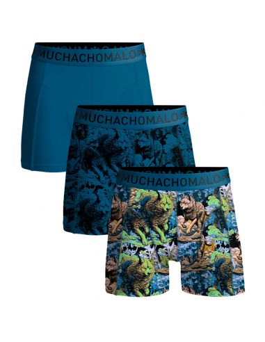 MuchachoMalo Jongens Boxershort 3Pack Wolfey