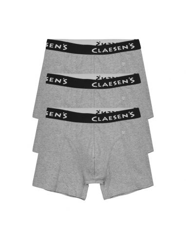 Claesens Basics basic boxer Grey 3 pack