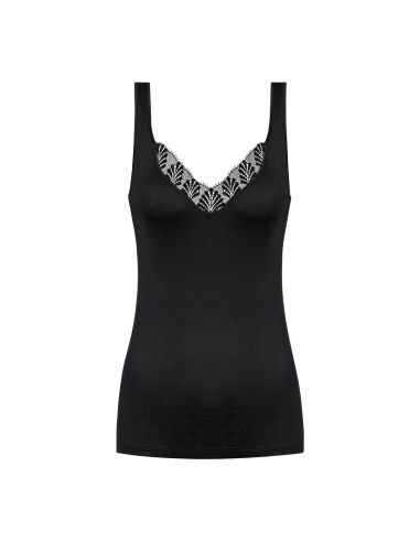 MEY Dames Emotion Elegance Hemd Top Zwart 1110028