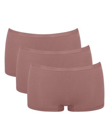 Sloggi GO Daily Cotton Short 3Pack Cacao