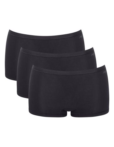 Sloggi GO Daily Cotton Short 3Pack Zwart