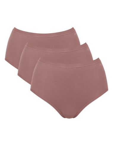 Sloggi GO Daily Cotton Highwaist 3Pack Cacao