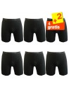 Sloggi Men basic Long Boxershort Zwart 4+2 gratis 6 pack