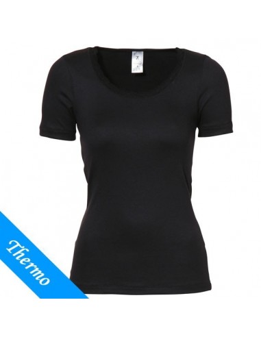 Ten Cate Thermo Dames Lace T-Shirt Zwart