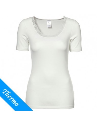 Ten Cate Thermo Dames Lace T-Shirt Wit