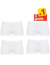 Sloggi Basic Short 4 pack Wit 3+1 Gratis