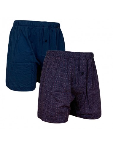 Schiesser Boxershorts 2Pack Indigo Blue