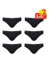 Sloggi Men Basic Mini Zwart 4+2 gratis 6Pack