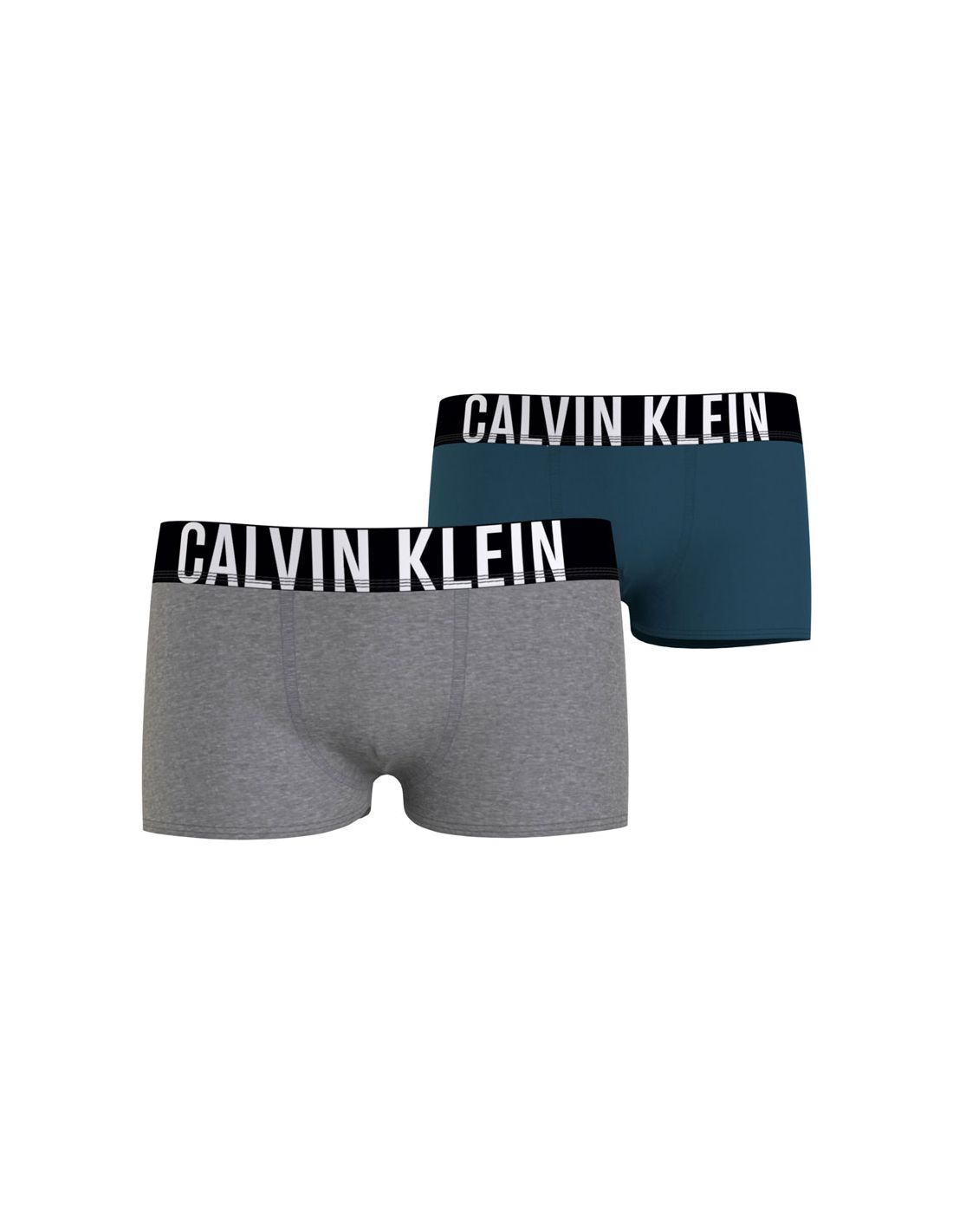 Doodt grafisch snap Calvin Klein Intense Power Grijs Blauw 2Pack Boxershorts Jongens Ondergoed  OUD